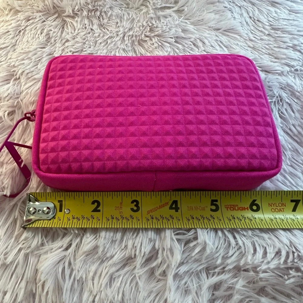 Valentino beauty bag with V logo zipper charm